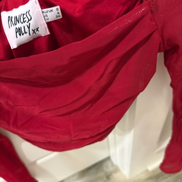 Princess Polly Red Top - Picture 2 of 3